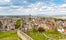 Photo of aerial View over St Andrews in Scotland.