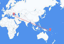 Honiara to Ankara