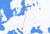 Flights from Helsinki to Sarajevo