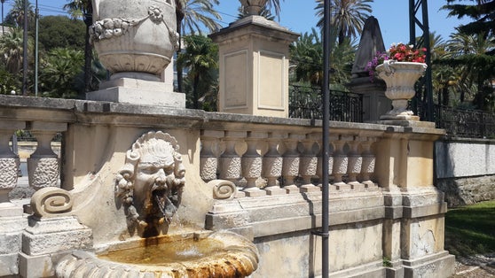 Fountain. Villa Nobel. San Remo.