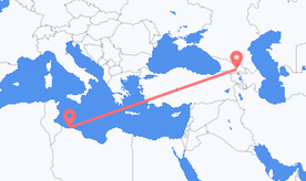 Flyrejser fra Libyen til Georgien