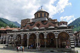 Volle dag Rila-klooster, Stob-piramides en St Ivan Rilski-grot vanuit Sofia