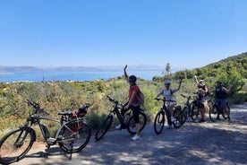 Ab Athen: Tagestour zur Insel Ägina mit E-Bike und Wanderung