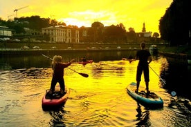 Kajak oder SUP Tour auf dem Wasser durch Saarbrücken