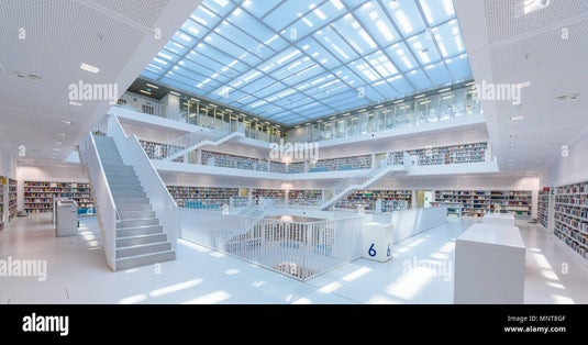 photo of City Library at the Mailänder Platz,Stuttgart Germany.