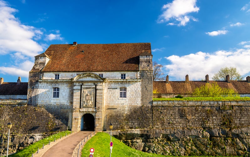 Entrance gate of the Citadel of Besancon - France