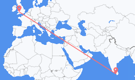 Flights from Sri Lanka to Wales