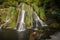 photo of waterfall of Glandieu in Auvergne-Rhone-Alpes, France.