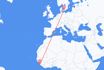 Flights from Freetown to Copenhagen