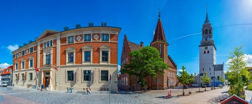 Cityscape of Aarhus in Denmark.