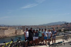 Marseille stad: enkel ebike-tur vid havet