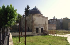 Photo of Sabancı Merkez Camii (English: Sabancı Central Mosque) in Adana, Turkey. The mosque is the second largest mosque in Turkey and the landmark in the city of Adana.