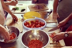 Tour de cocina siciliana con cata de vinos desde Giardini Naxos