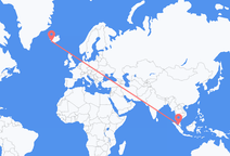 Flights from Kuala Lumpur to Reykjavík