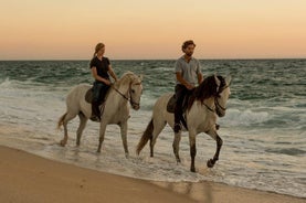 Équitation sur la plage