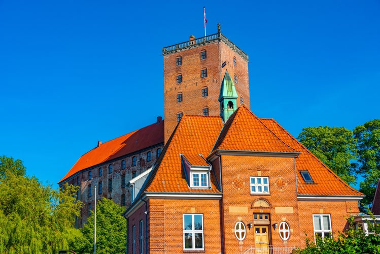 photo of view of Koldinghus castle in Danish town Kolding, Denmark.