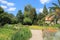 photo of the famous Historic botanical garden and arboretum of Montpellier, the oldest in France.