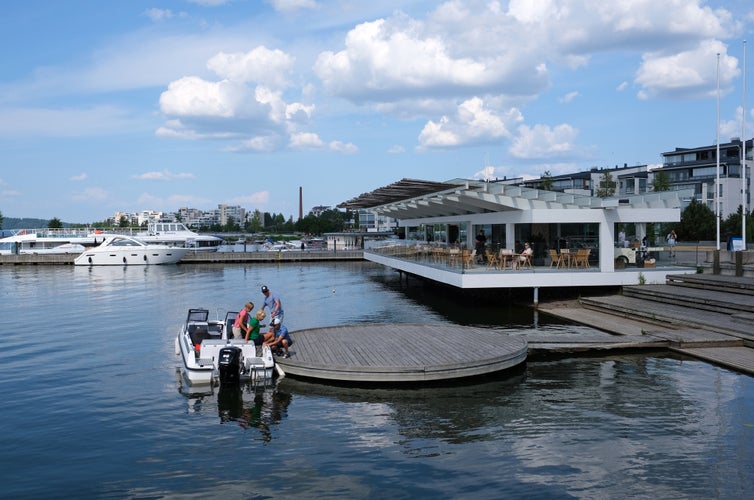 Piano Pavilion in Lahti harbour, Lahti, Finland.