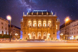 View of Debrecen city, Hungary.