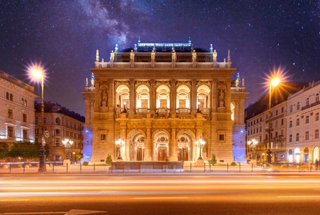 photo of view of Hungarian Opera, Budapest, Hungary.