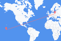 Flyrejser fra Christmas Island til Warszawa