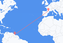 Georgetown to Toulouse