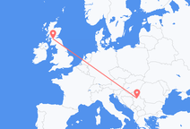 Glasgow to Belgrade