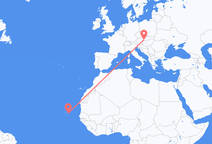 Flyg från Boa Vista (kommun i Brasilien, Roraima, lat 3,19, long -60,61) till Bratislava