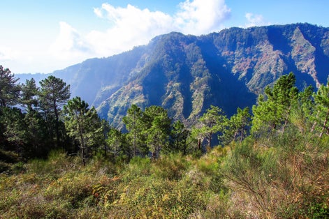Photo of View of the Valley of the Nuns from the Miradouro do Paredão viewpoint on Madeira island, Portugal.