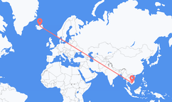 Flights from Ho Chi Minh City to Akureyri