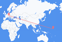 Majuro to Munich