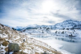 photo of Ordino Andorra morning view in winter.