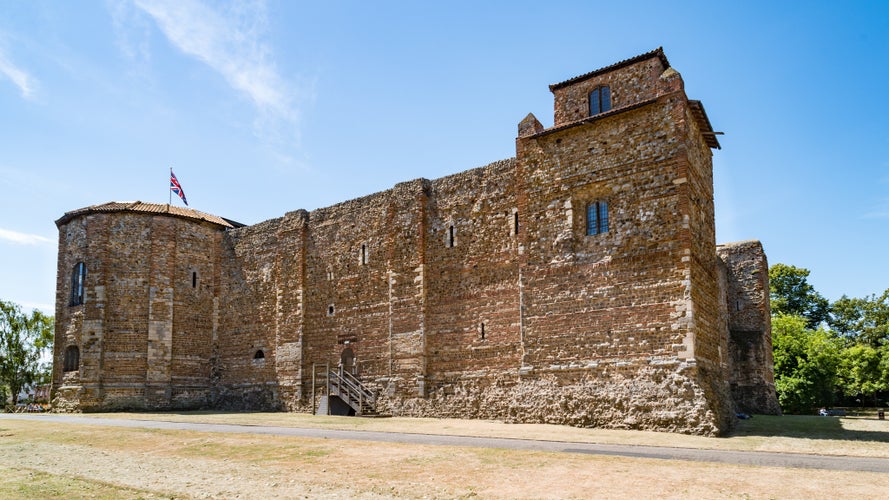 Keep of Colchester Castle in Colchester, Essex, England