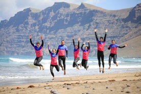 Lección de Surf en Islas Canarias