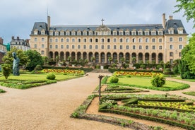 Photo of Tours aerial panoramic view. Tours is a city in the Loire valley of France.