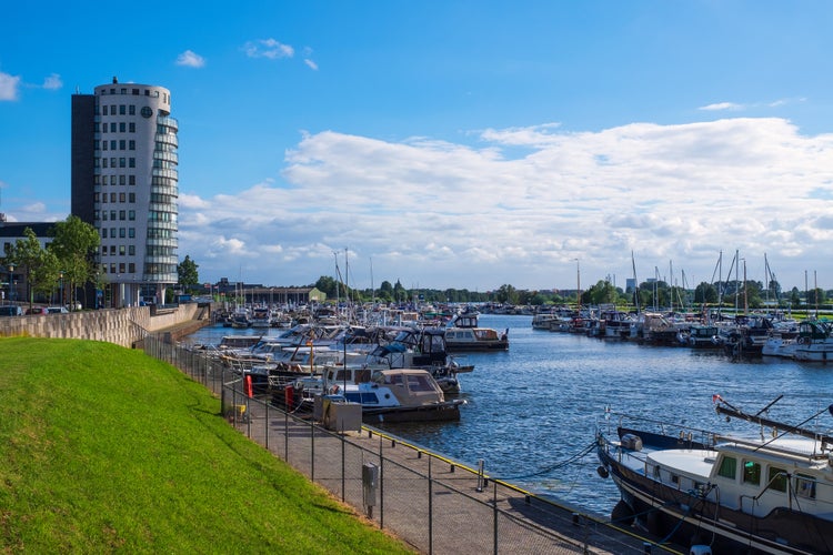 The marina of Roermond/NL