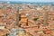 photo of view Bologna aerial cityscape view with cathedral and old medieval city center with Altabella and Uguzzoni Towers, Bologna, Italy.