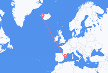 Flights from Reykjavík to Ibiza