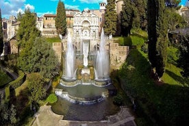 Full-Day Private Shore Excursion: Tivoli Gardens with Wine Tasting from Civitavecchia