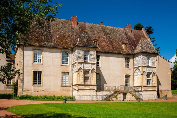 Photo of town hall of the City of Cluny in France.