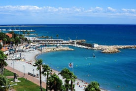 Photo of aerial view of historic center of Antibes, French Riviera, Provence, France..