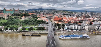 Einkaferð um Bratislava með flutningum og leiðsögumanni frá Vínarborg