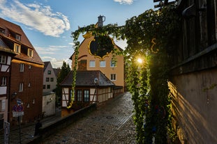 Photo of scenic summer view of the Old Town architecture with Elbe river embankment in Dresden, Saxony, Germany.