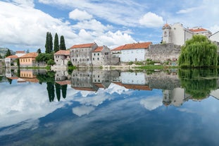 Photo of Roman bridge (Rimski Most) a bridge located in Ilidža, suburb of Sarajevo, the capital of Bosnia and Herzegovina.