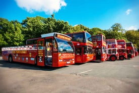 Leipzig: Hop-On Hop-Off Rútuferð með Gönguferð