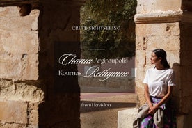 Van Heraklion: Chania - Rethymno - Argiroupolis - Kournas-meer