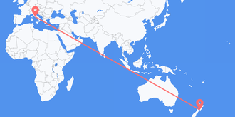 Flüge von Neuseeland nach Italien