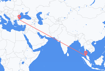 Flyrejser fra Langkawi til Istanbul