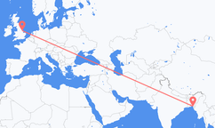 Flyrejser fra Chittagong, Bangladesh til Kirmington, England