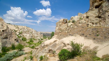 road landscape in the city. Turkey travel in summer. Highway view in beautiful city. Car driving on the road in city. Travel view in asian cities. Highway landscape in summer. Bursa, Turkey.